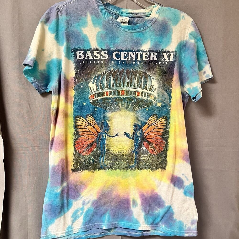 Bassnectar Bass Center XI tie-dye t-shirt Size Small BR2091